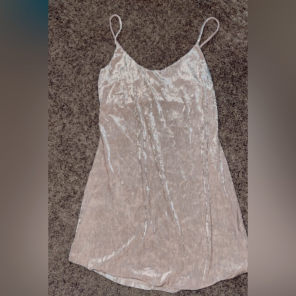 Pink Velvet Dress